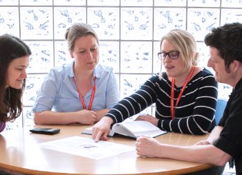 Meeting at NIHR Cambridge Clinical Research Facility (CRF) - NIHR Cambridge BRC image