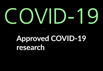 Graphic for approved COVID-19 research