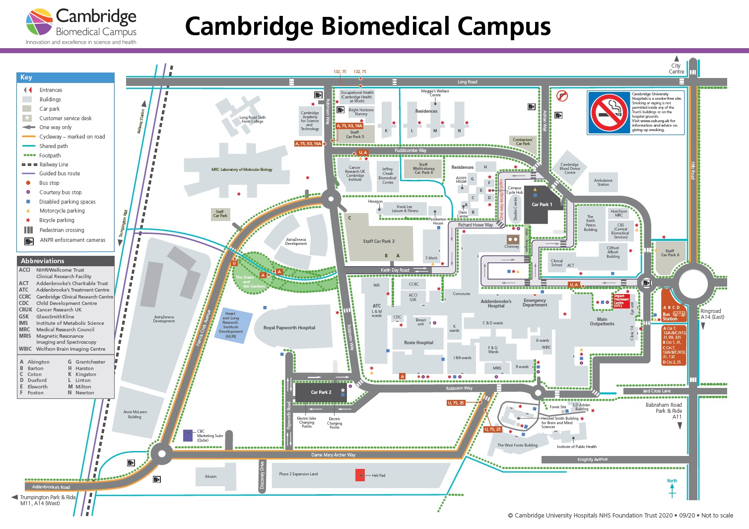 Cambridge Biomedical Campus Map Cambridge-Biomedical-Campus-Site-Map-Oct-2020-1 | Cambridge Biomedical  Research Centre