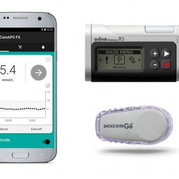 Artificial pancreas app, insulin pump and glucose monitor