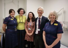 Professor George Follows and clinical colleagues at CUH