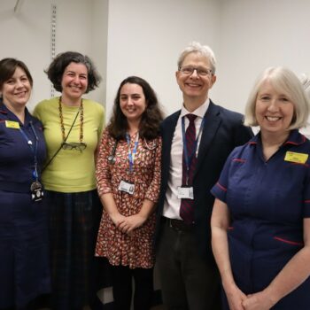 Professor George Follows and clinical colleagues at CUH