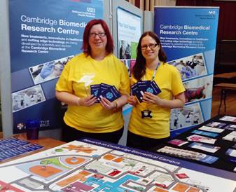 NIHR Cambridge BRC staff at last year's Cambridge Festival