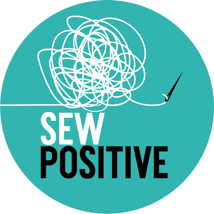 Sew Positive logo Sew Positive logo
