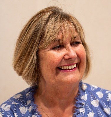 Janine Roebuck, retired opera singer who has bilateral (both sides) cochlear implants
