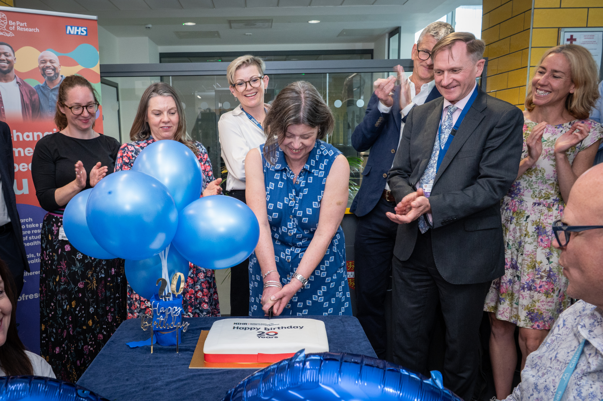 NIHR EoE PPI Showcase 26 cutting the cake