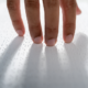 Hand reading braille