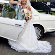 Victoria Thurston on her wedding day