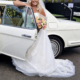 Victoria Thurston on her wedding day